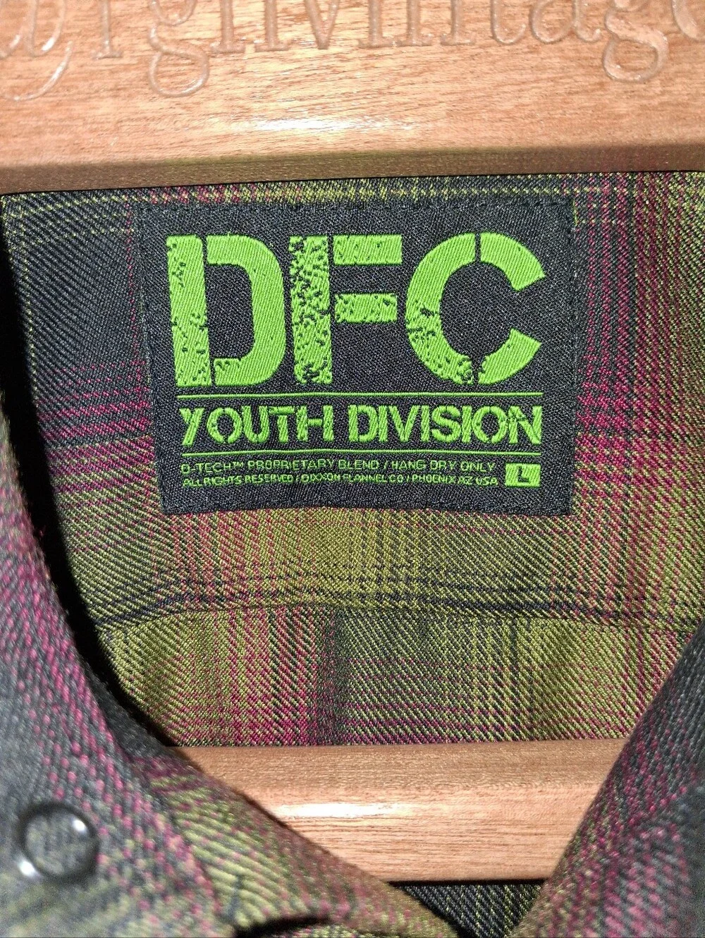 Dixxon The Freddy Youth Large Flannel